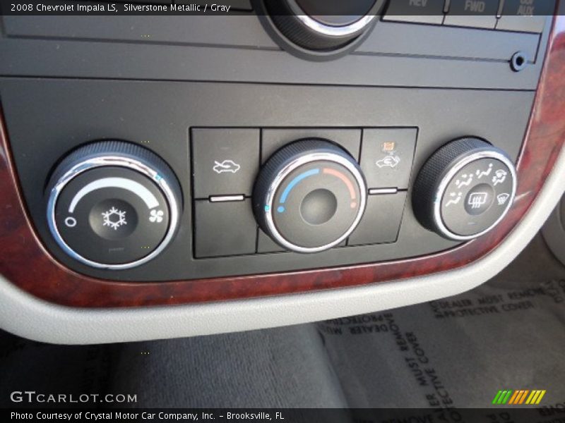 Silverstone Metallic / Gray 2008 Chevrolet Impala LS