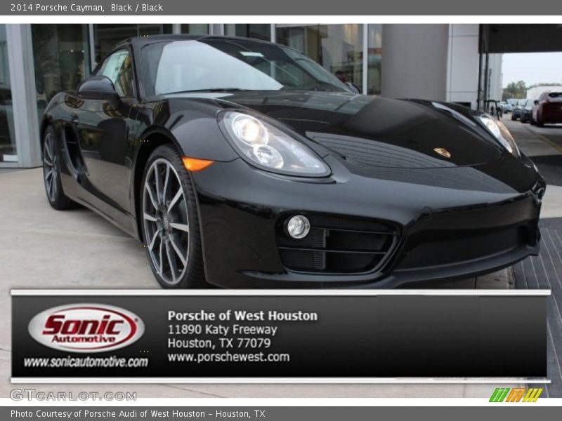 Black / Black 2014 Porsche Cayman