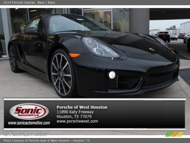 Black / Black 2014 Porsche Cayman