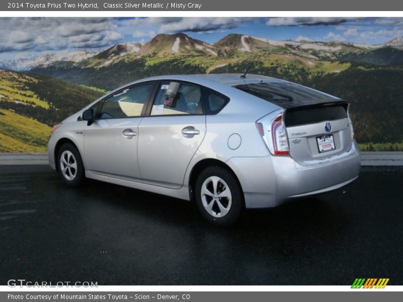 Classic Silver Metallic / Misty Gray 2014 Toyota Prius Two Hybrid