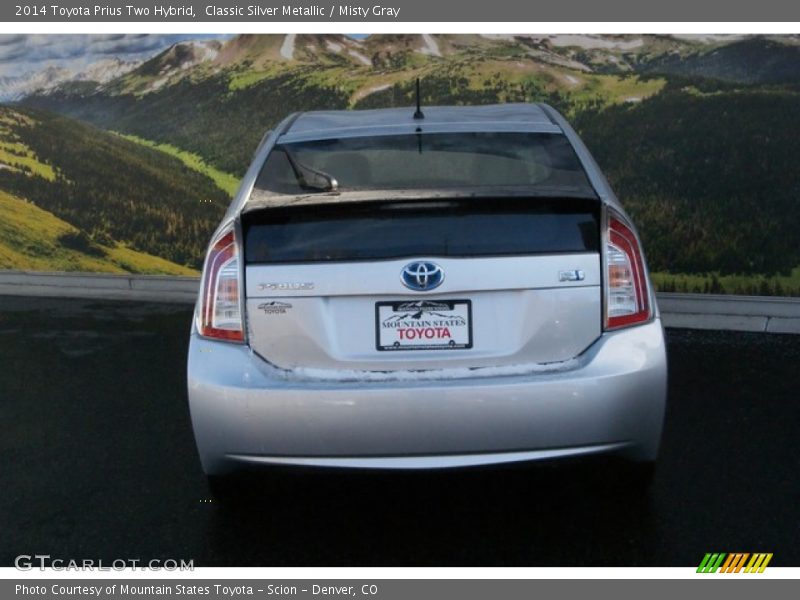 Classic Silver Metallic / Misty Gray 2014 Toyota Prius Two Hybrid