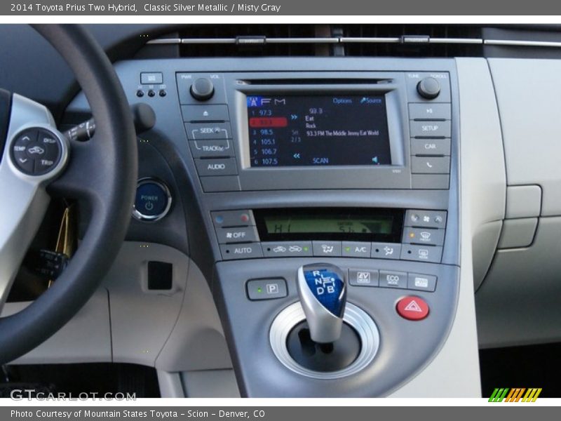 Classic Silver Metallic / Misty Gray 2014 Toyota Prius Two Hybrid