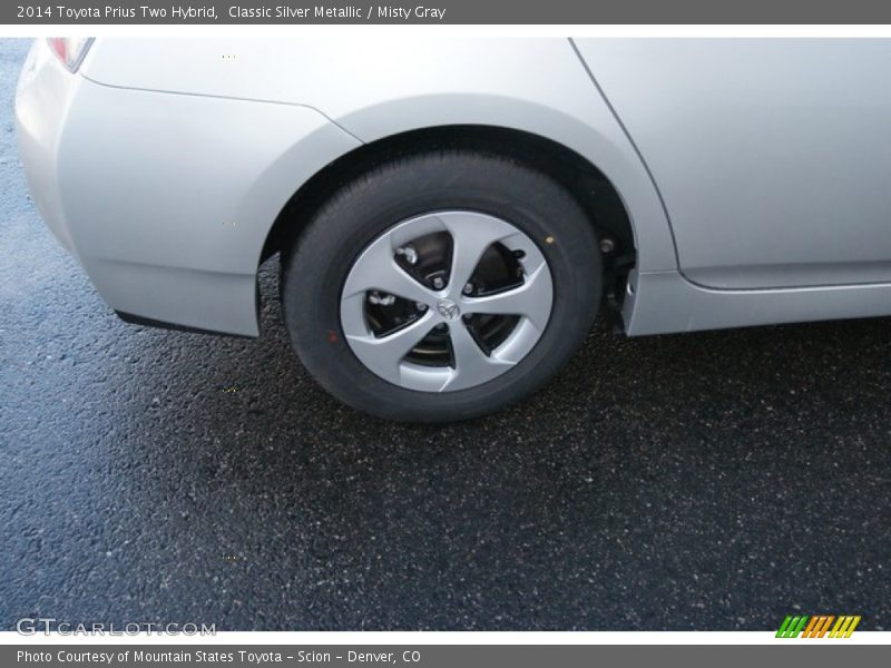 Classic Silver Metallic / Misty Gray 2014 Toyota Prius Two Hybrid