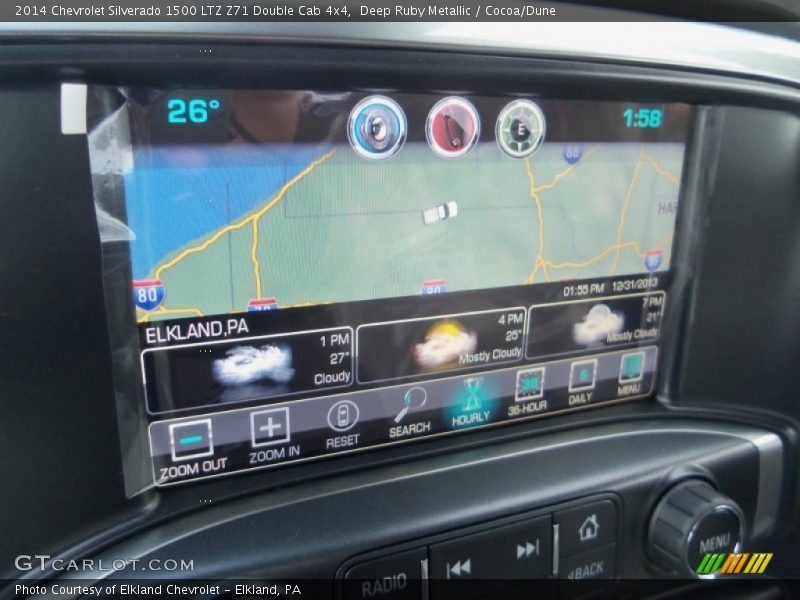 Navigation of 2014 Silverado 1500 LTZ Z71 Double Cab 4x4