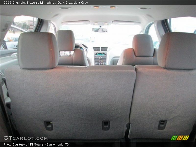 White / Dark Gray/Light Gray 2012 Chevrolet Traverse LT