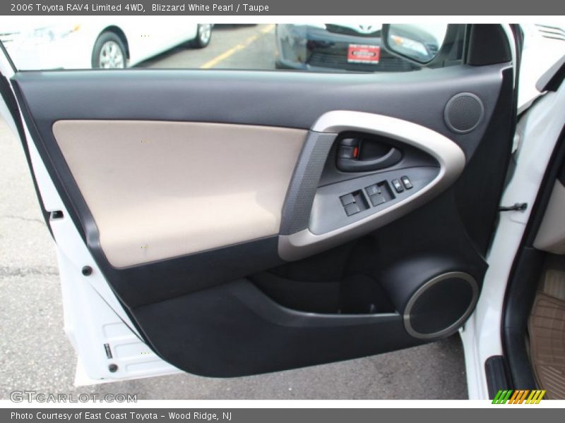 Blizzard White Pearl / Taupe 2006 Toyota RAV4 Limited 4WD
