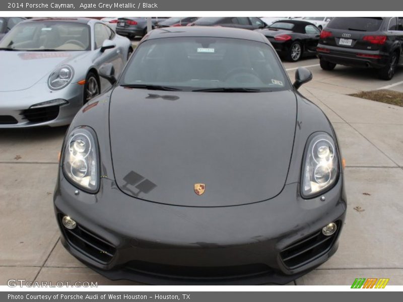 Agate Grey Metallic / Black 2014 Porsche Cayman