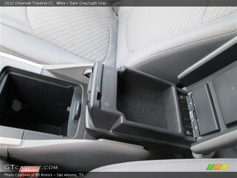 White / Dark Gray/Light Gray 2012 Chevrolet Traverse LT