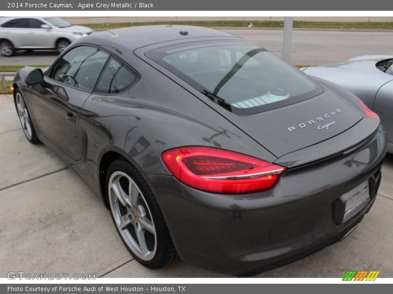 Agate Grey Metallic / Black 2014 Porsche Cayman