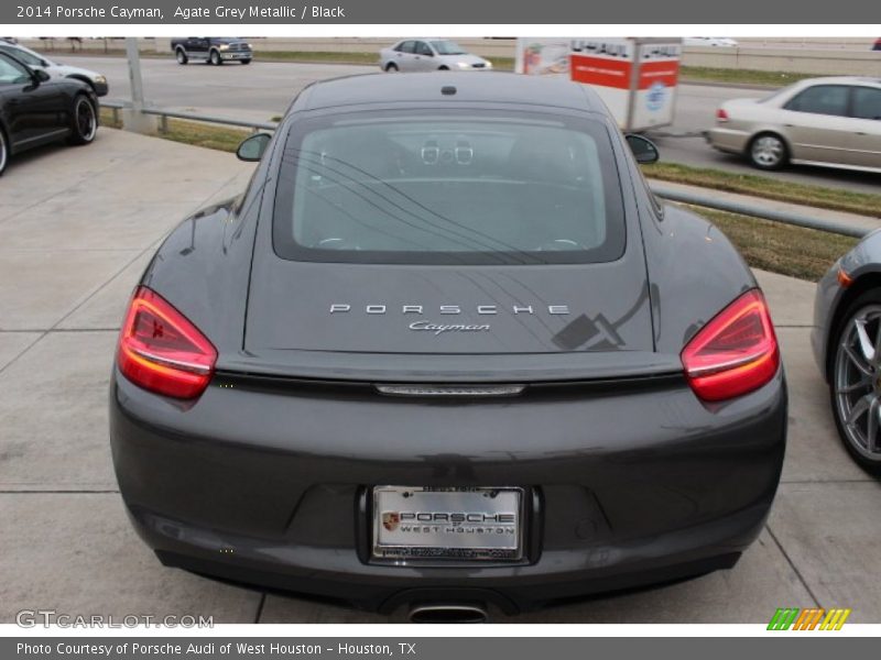 Agate Grey Metallic / Black 2014 Porsche Cayman