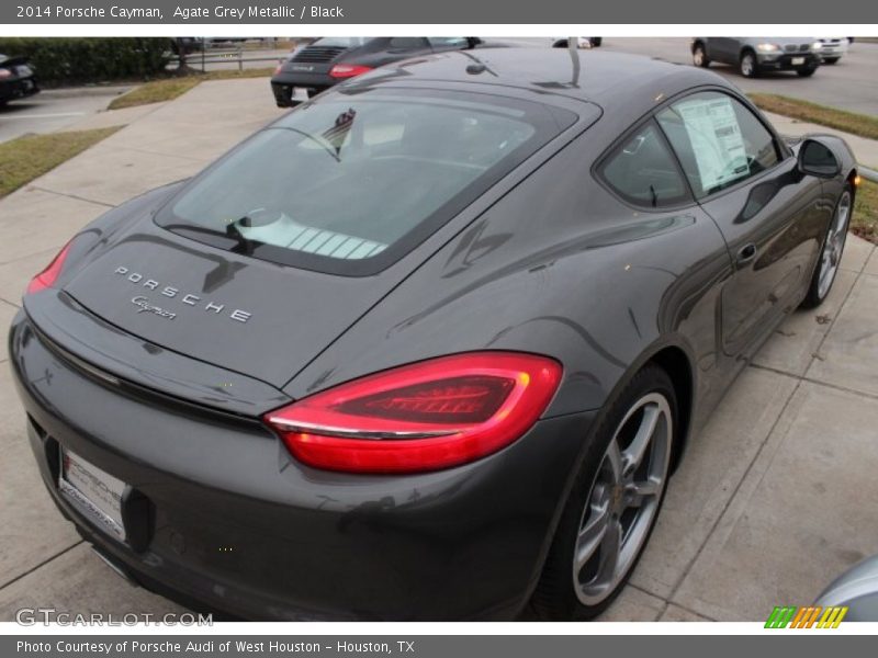 Agate Grey Metallic / Black 2014 Porsche Cayman