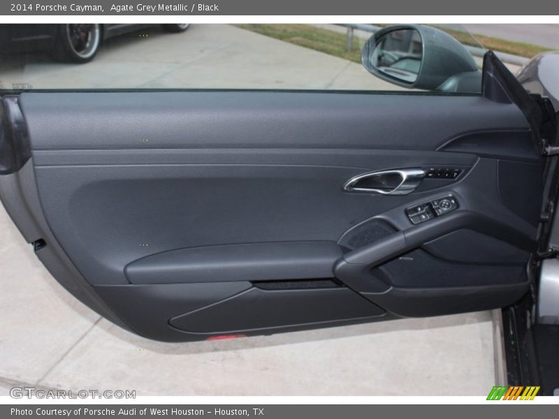 Agate Grey Metallic / Black 2014 Porsche Cayman