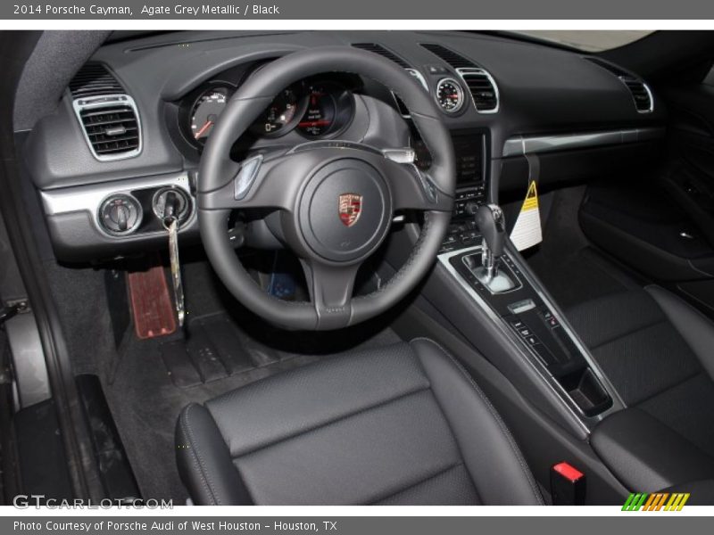Agate Grey Metallic / Black 2014 Porsche Cayman