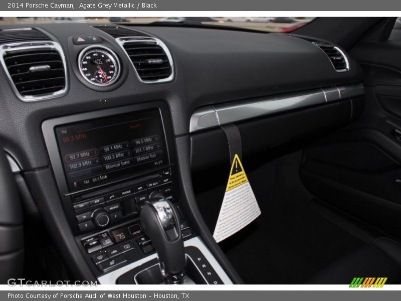 Agate Grey Metallic / Black 2014 Porsche Cayman