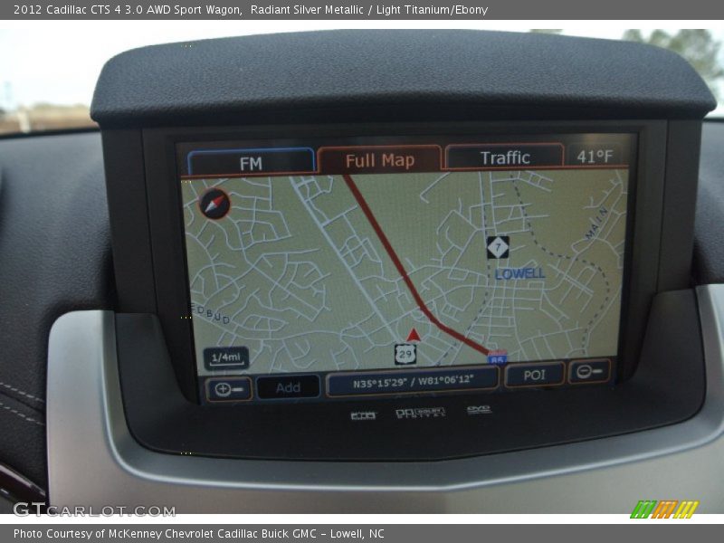 Navigation of 2012 CTS 4 3.0 AWD Sport Wagon