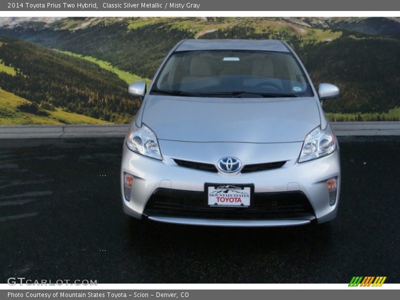 Classic Silver Metallic / Misty Gray 2014 Toyota Prius Two Hybrid