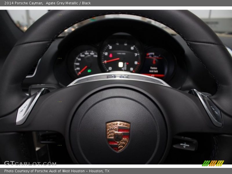 Agate Grey Metallic / Black 2014 Porsche Cayman
