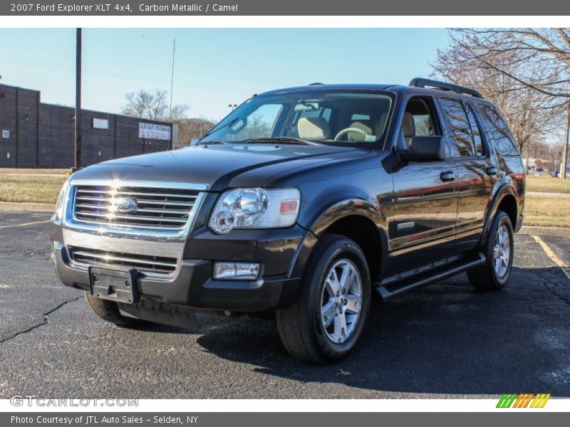 Carbon Metallic / Camel 2007 Ford Explorer XLT 4x4
