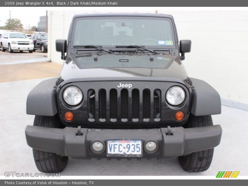 Black / Dark Khaki/Medium Khaki 2009 Jeep Wrangler X 4x4