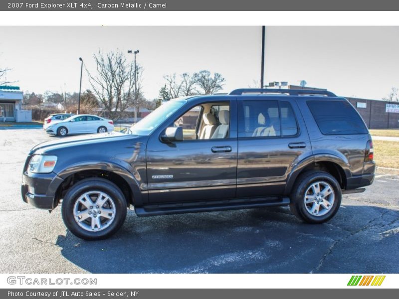Carbon Metallic / Camel 2007 Ford Explorer XLT 4x4