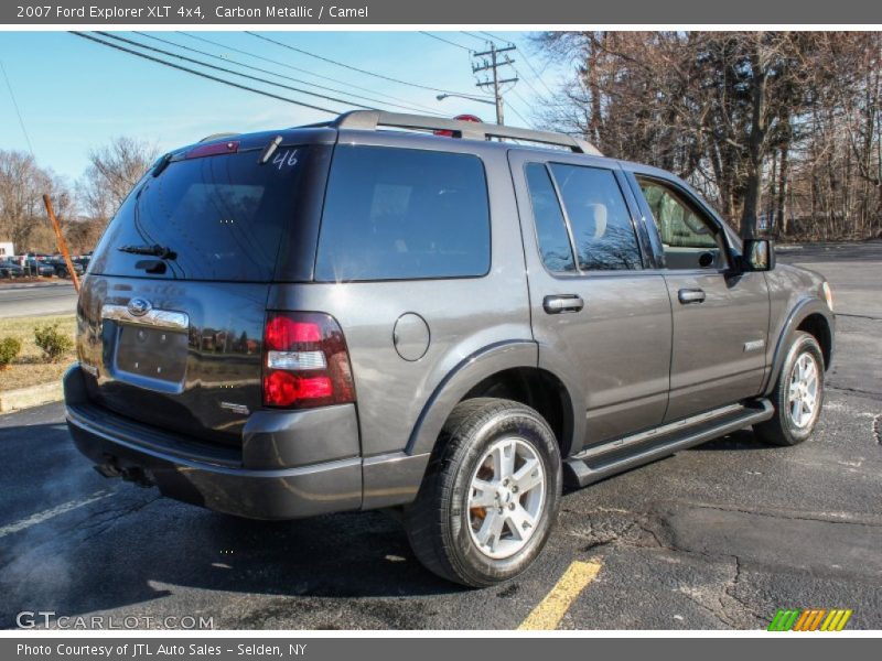Carbon Metallic / Camel 2007 Ford Explorer XLT 4x4
