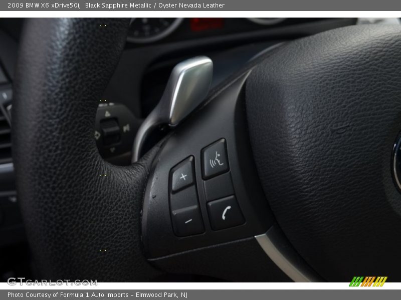 Black Sapphire Metallic / Oyster Nevada Leather 2009 BMW X6 xDrive50i