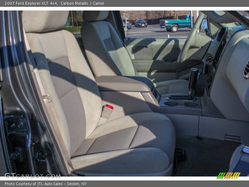 Carbon Metallic / Camel 2007 Ford Explorer XLT 4x4