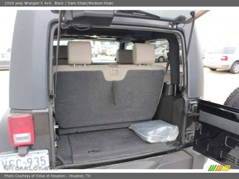 Black / Dark Khaki/Medium Khaki 2009 Jeep Wrangler X 4x4