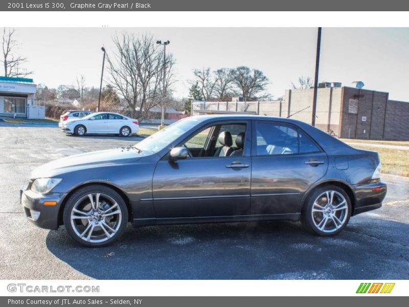 Graphite Gray Pearl / Black 2001 Lexus IS 300