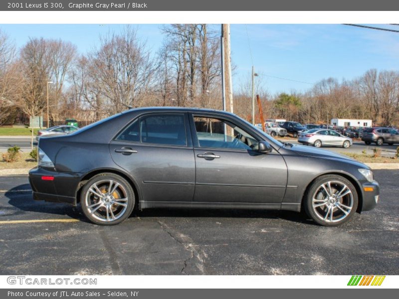 Graphite Gray Pearl / Black 2001 Lexus IS 300
