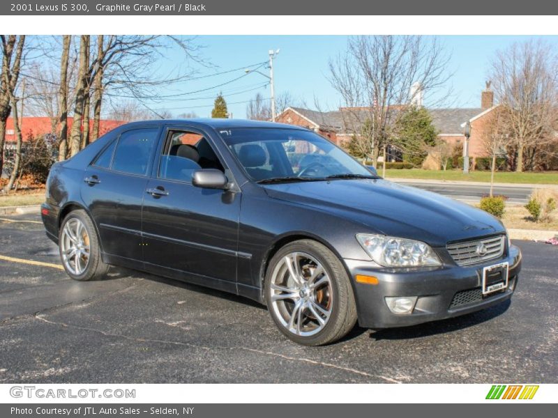 Graphite Gray Pearl / Black 2001 Lexus IS 300