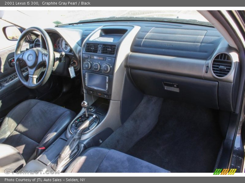 Graphite Gray Pearl / Black 2001 Lexus IS 300