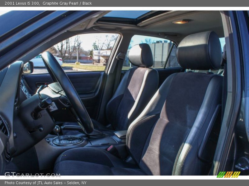 Graphite Gray Pearl / Black 2001 Lexus IS 300