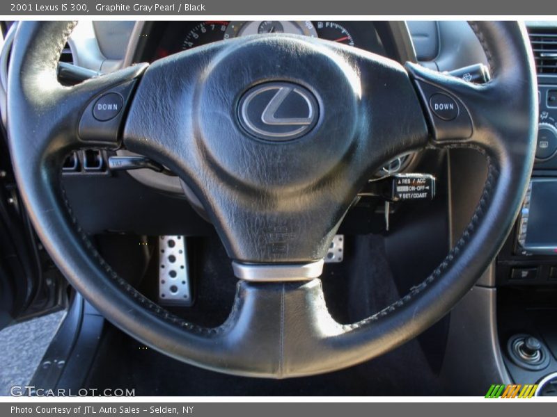 Graphite Gray Pearl / Black 2001 Lexus IS 300