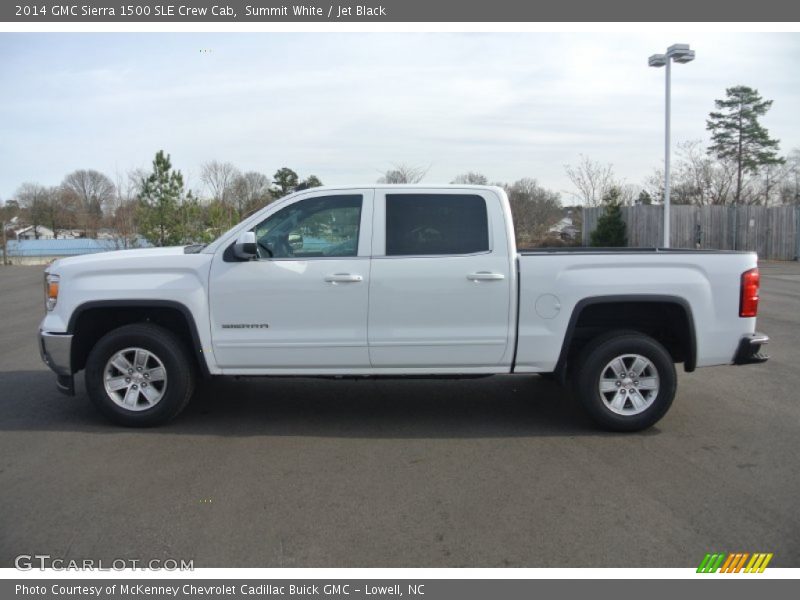  2014 Sierra 1500 SLE Crew Cab Summit White