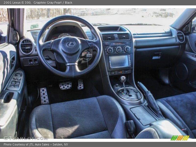 Graphite Gray Pearl / Black 2001 Lexus IS 300