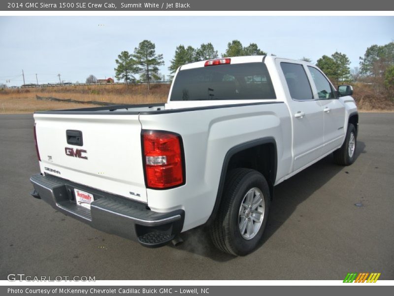Summit White / Jet Black 2014 GMC Sierra 1500 SLE Crew Cab