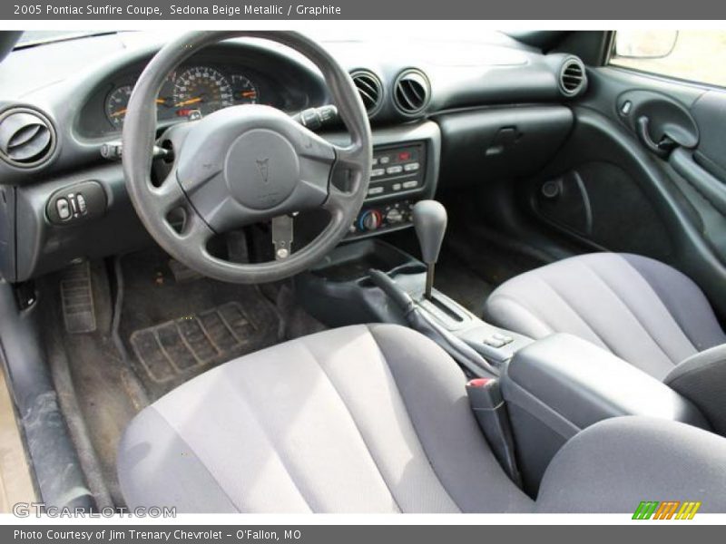 Graphite Interior - 2005 Sunfire Coupe 