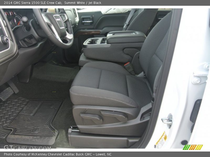 Summit White / Jet Black 2014 GMC Sierra 1500 SLE Crew Cab