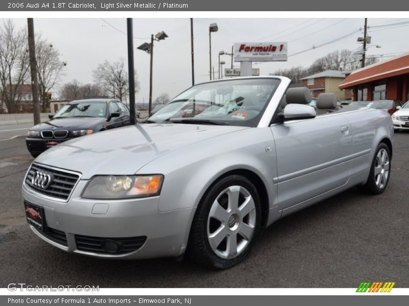 Light Silver Metallic / Platinum 2006 Audi A4 1.8T Cabriolet