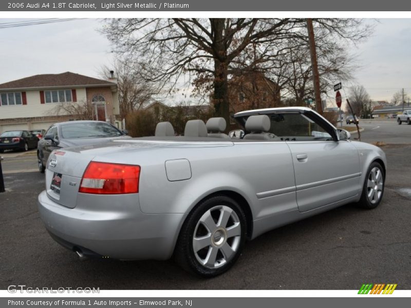 Light Silver Metallic / Platinum 2006 Audi A4 1.8T Cabriolet