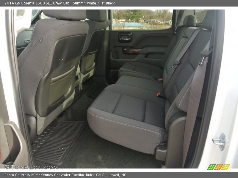 Summit White / Jet Black 2014 GMC Sierra 1500 SLE Crew Cab