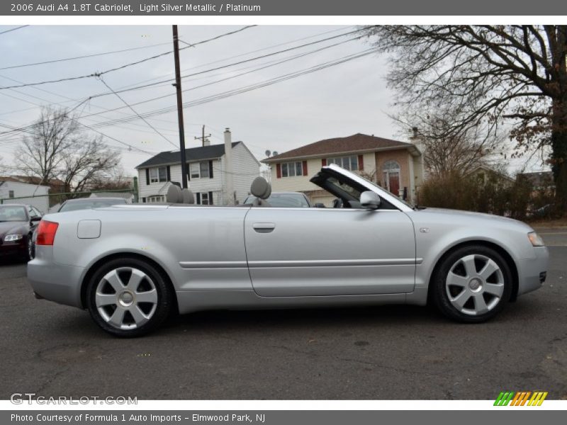 Light Silver Metallic / Platinum 2006 Audi A4 1.8T Cabriolet