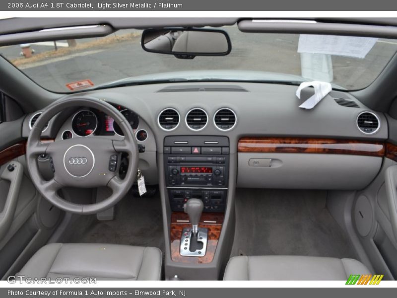 Light Silver Metallic / Platinum 2006 Audi A4 1.8T Cabriolet