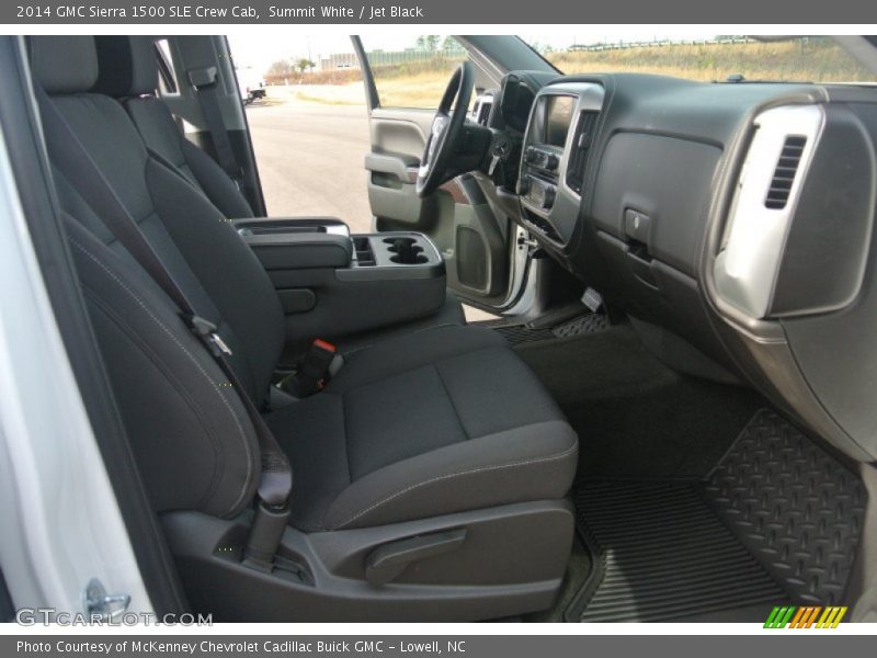 Summit White / Jet Black 2014 GMC Sierra 1500 SLE Crew Cab