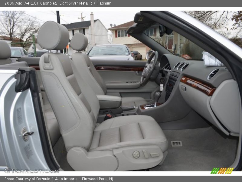 Light Silver Metallic / Platinum 2006 Audi A4 1.8T Cabriolet