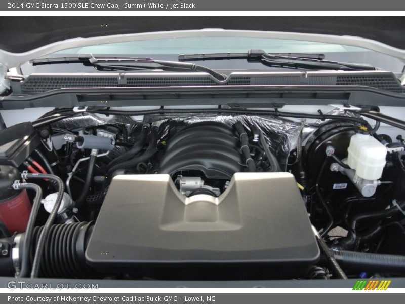 Summit White / Jet Black 2014 GMC Sierra 1500 SLE Crew Cab