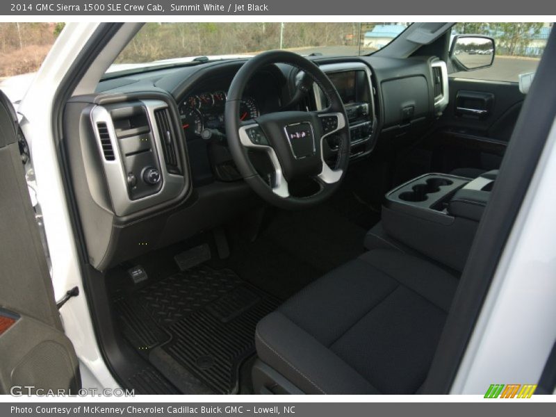 Summit White / Jet Black 2014 GMC Sierra 1500 SLE Crew Cab