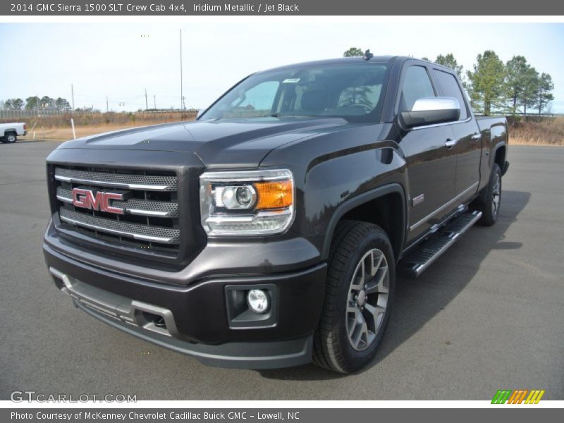 Iridium Metallic / Jet Black 2014 GMC Sierra 1500 SLT Crew Cab 4x4