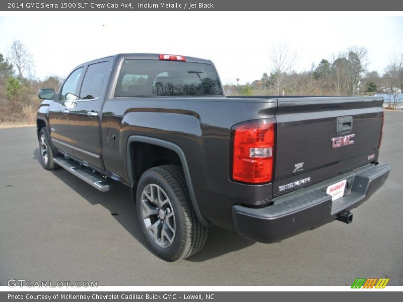 Iridium Metallic / Jet Black 2014 GMC Sierra 1500 SLT Crew Cab 4x4